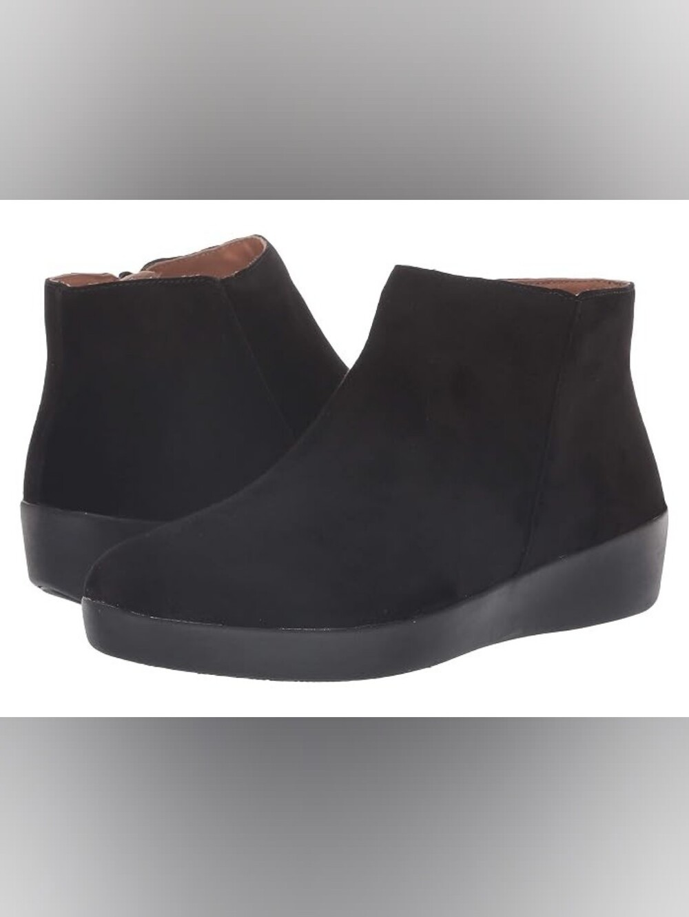 FitFlop Sumi Black Suede Boots Sz 7